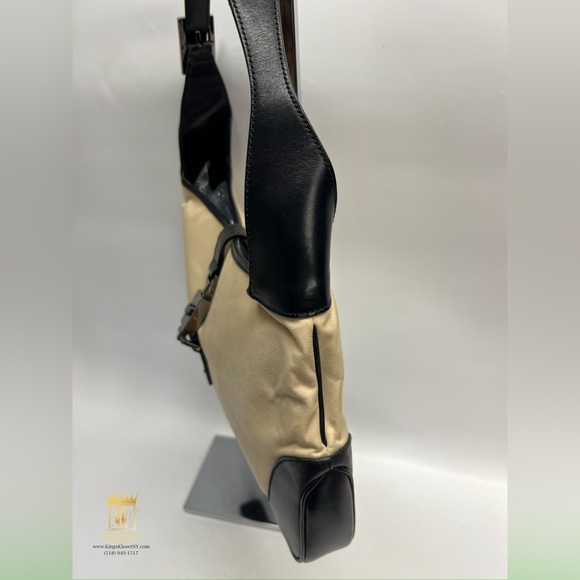 Gucci Jackie canvas and leather - Picture 3 of 15